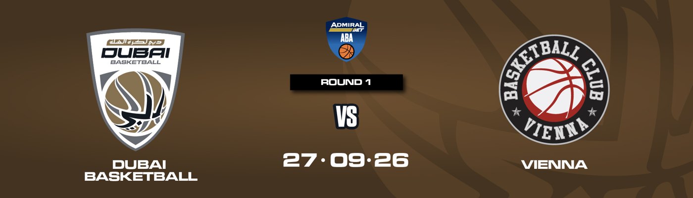 DUBAI BASKETBALL VS VIENNA official poster